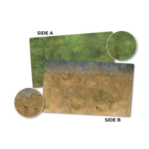 Hextech Battle Mat Grassland/Arid Urban
